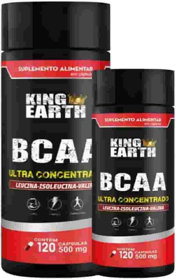 BCAA Ultra Concentrado, 500mg, 120 Cápsulas, Suplemento para Recuperação e Performance