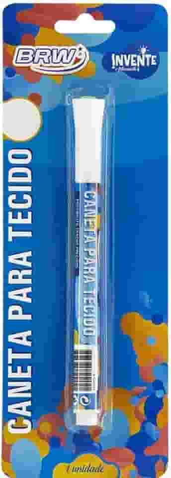 Brw - Caneta Para Tecido Branca Brw Ca0021