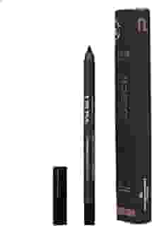 Lápis de Olho Delineador Carbon Black, Lapiseira para Olhos, Resistente à Água, Preto Matte, Vegano - Nina Makeup