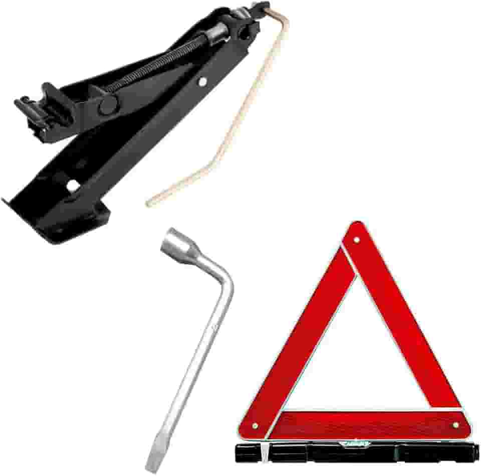 Kit Macaco Carro Chave de Roda Triangulo de Segurança