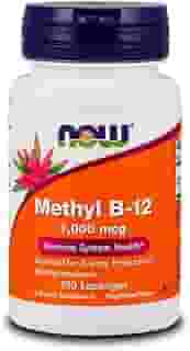 Metil B12 (Methyl B-12) Now Foods100Pastilhas Importado