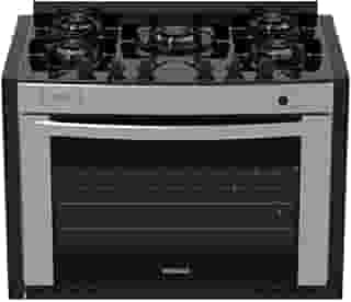 Fogao A Gas De Embutir Gaudi Prisma Vitreo Bl 5q Inox Gas Glp