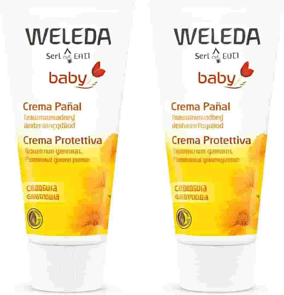 Creme Protetor para Bebê com Calêndula Weleda, 75ml, Kit com 2 Unidades