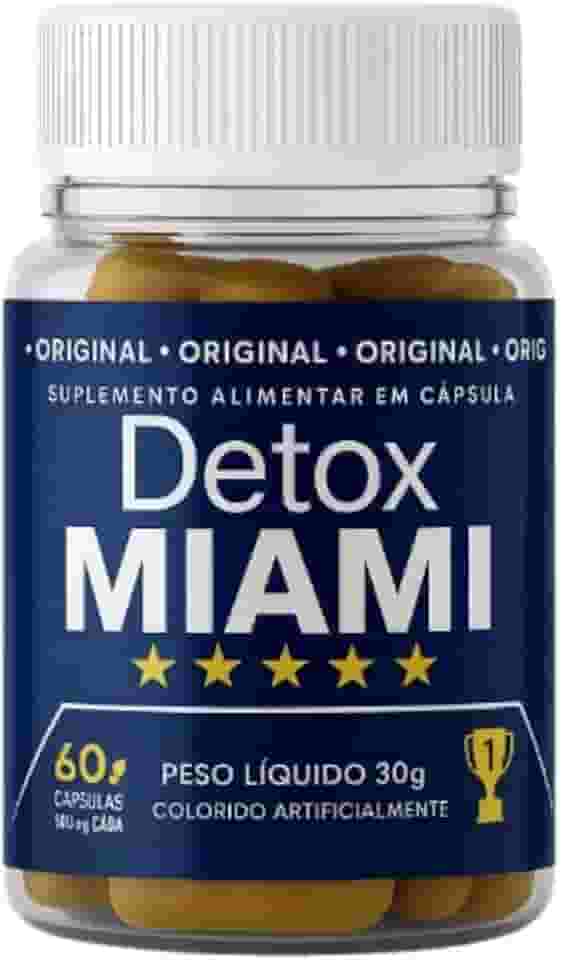 Detox Miami Original - Queima D+ Ação Termogenica, Turbo Thermo Abdomen Profissional
