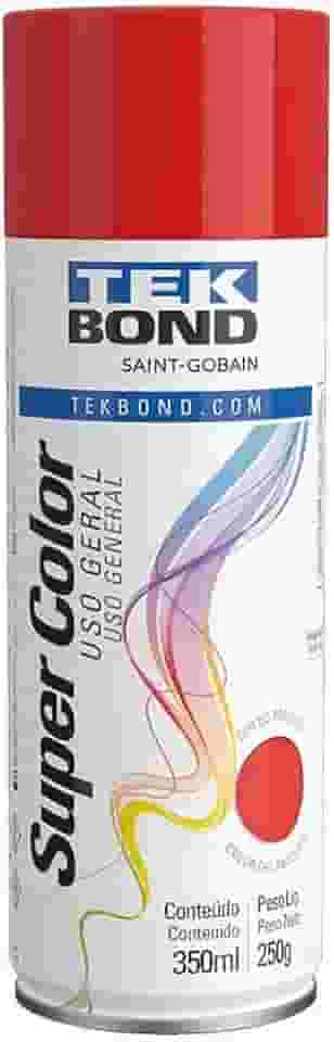 Tinta Spray Vermelho Uso Geral 350ml 250g Tekbond