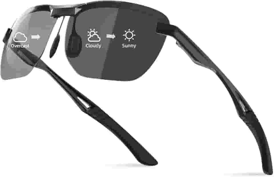 Óculos de sol masculinos polarizados para dirigir, esportivo, pesca, golfe, proteção UV400