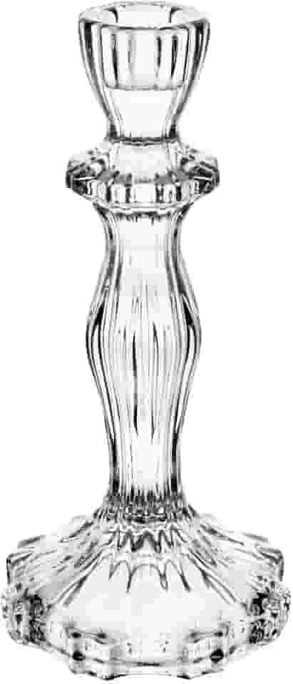 WOLFF - Castiçal para Vela de Vidro Athenas 10cm x 10cm x 20,5cm