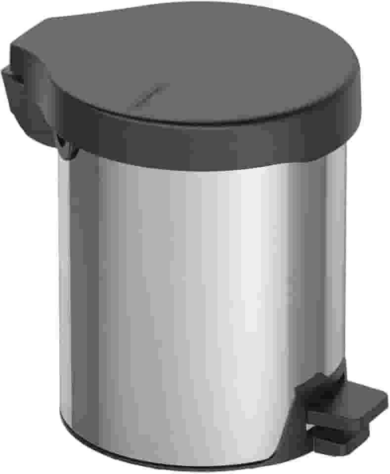 Lixeira com Pedal New Tramontina em aço inox com acabamento polido 5 L