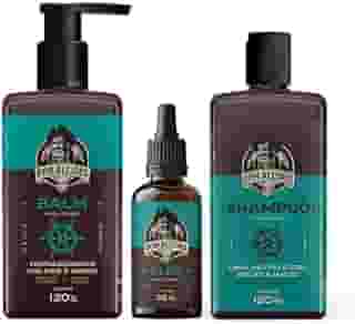 Kit Shampoo + Balm + Óleo para Barba - Don Alcides Calico Jack