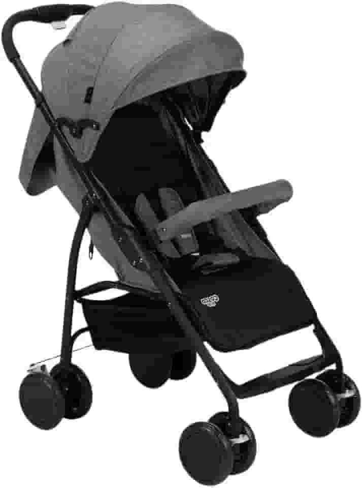 Carrinho de Bebê Cosco Kids, Bross, Cinza Mescla