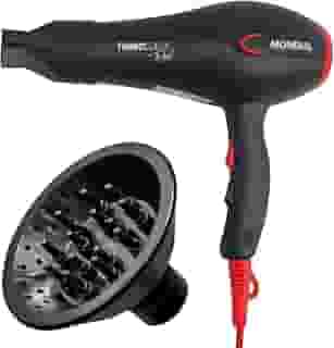 Secador De Cabelo Com Difusor Cachos Mondial Turbo Color Red 2000W - 220v