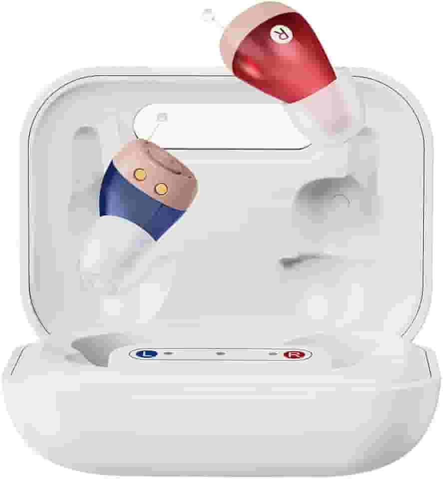 Dispositivo Auditivo Intra-Auricular com Bateria Recarregável e Alta Autonomia