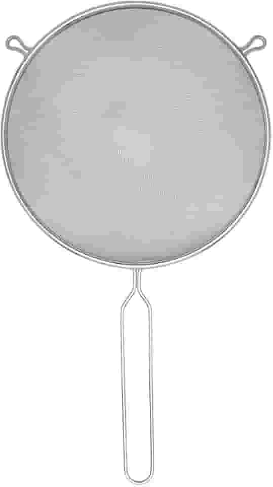 Mimo Style, Peneira Coador Redondo Multiuso para Cozinha, Inox, 44cm - Prata