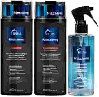 Kit Truss Frizz Zero | Shampoo, Condicionador e Máscara Líquida para Controle de Frizz e Brilho