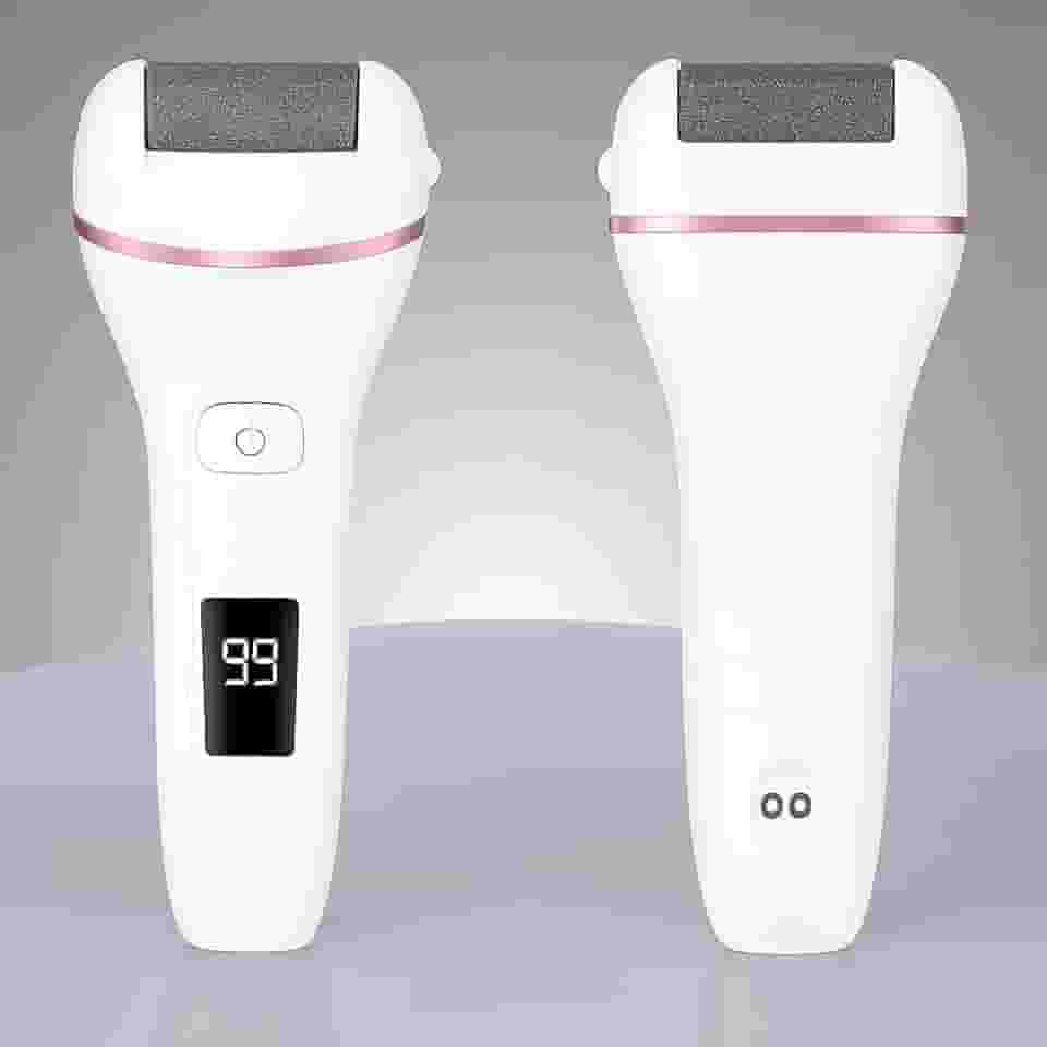 Lixador de Pés Elétrico Sem Fio – Pedicuro Portátil Premium Recarregável para Remover Calos e Pele Ressecada