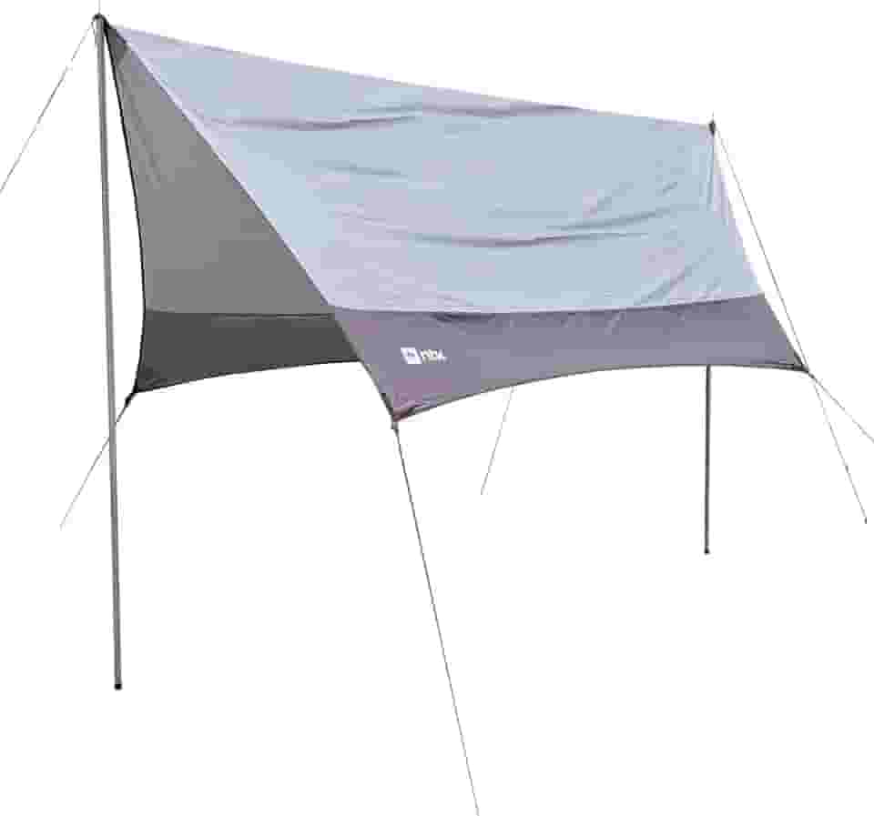 NTK, Toldo Tarp Shade em Poliéster Oxford 210D Proteção para Camping e Trilhas, Bege