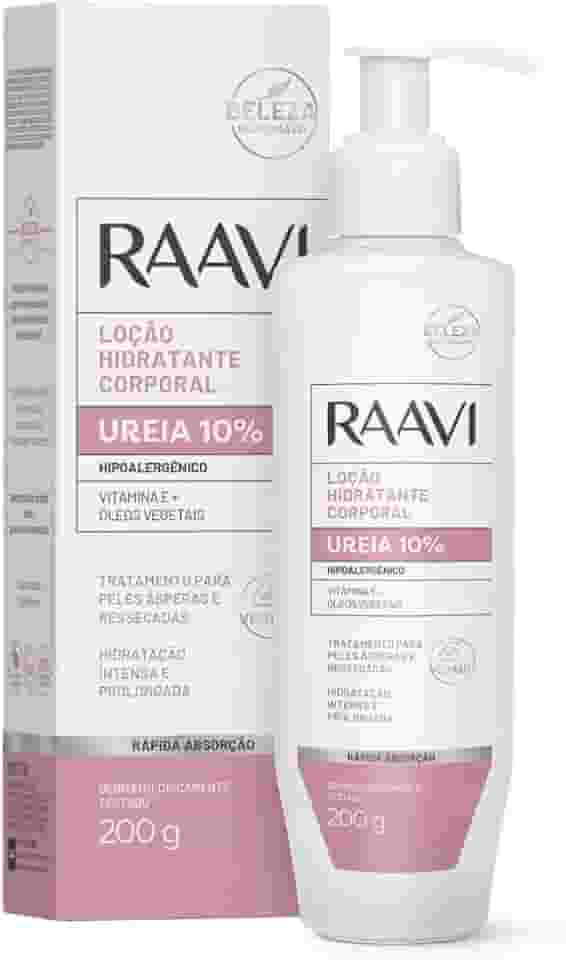 Raavi Loção Hidratante Ureia 10% Hipoalergênica Spa Care 200 G