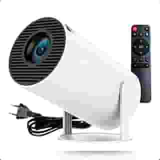 Mini Projetor Smart Full HD com Wi-Fi e Tela de até 120' — Portátil, Articulado 180º, HDMI/USB/Bluetooth | Cinema em Casa em Qualquer Lugar