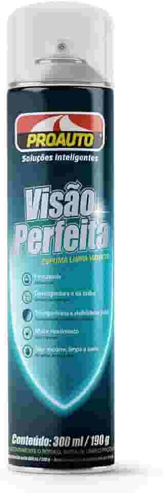 Proauto Limpa Vidros Aerossol Visão Perfeita 300 ml