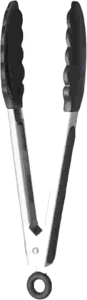 Pegador Inox Com Ponta Em Silicone 23cm Weck Preto