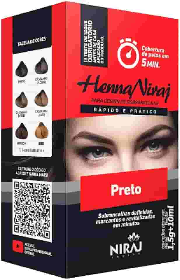 Niraj Henna Para Sobrancelhas Preta 1 5G