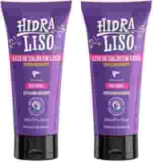 2 HidraLiso - Liso de Salao em Casa, Alisante Para Cabelo Organico, Progressiva de Chuveiro Sem Formol