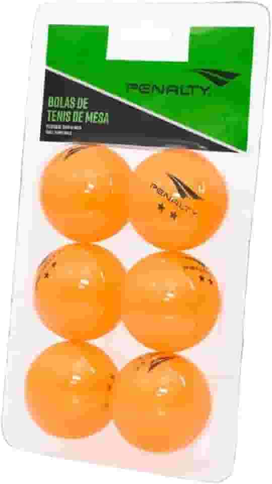 Kit c/ 6 Bolas de Tênis de Mesa Penalty Laranja