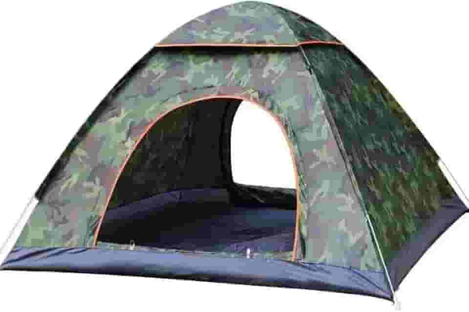 Barraca Camping Camuflada 3-6 Pessoas Iglu Tenda Acampamento+Bolsa