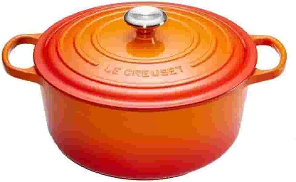 Le Creuset Panela Redonda 16 cm Ferro Fundido Esmaltado Signature Laranja