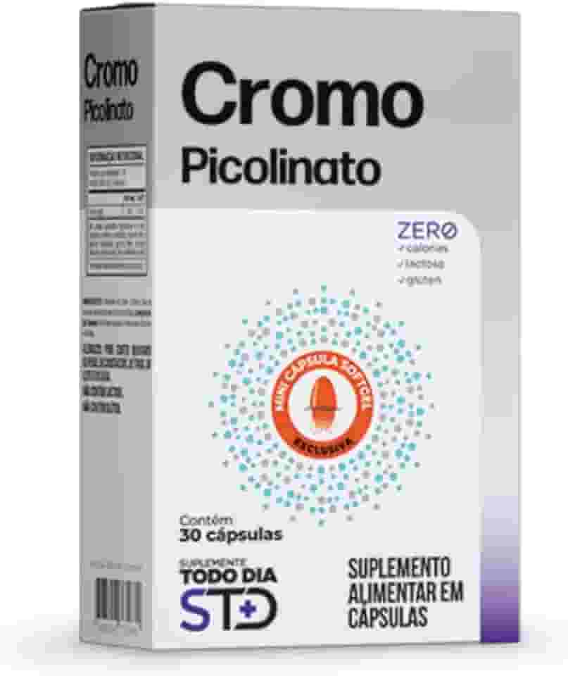 Katiguá, Picolinato de Cromo, Mineral Quelato, STD, Sem sabor, 30 Cápsulas Softgel • 30 doses, Branco