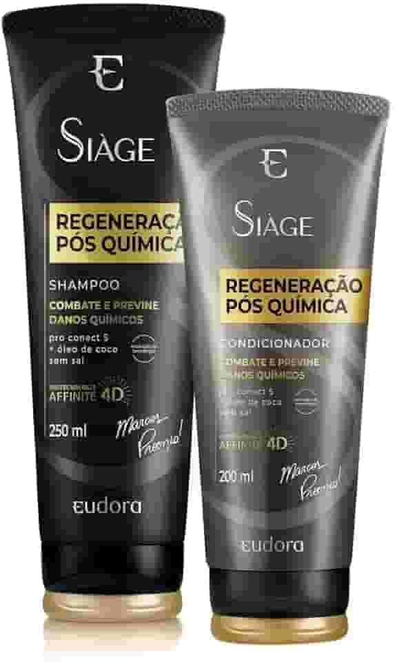 Eudora Kit Siàge Regeneração Pós Química Shampoo + Condicionador (Nova Versão)