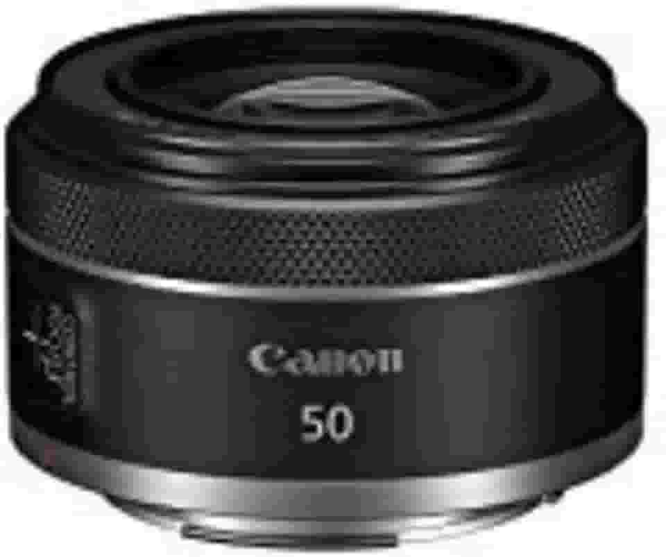Canon Rf50Mm F1.8 Stm Para Câmeras De Montagem Rf Sem Frases Completas [Eos R, Eos Rp, Eos R5, Eos R6] (4515C002) Preto