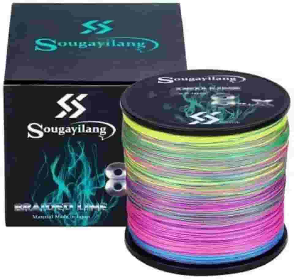 Linha de Pesca Multifilamento Colorida 300m, 0,20mm 28lb. Made in Japão, qualidade japonesa, super resistência a abrasão, melhor tecnologia 8x fios mais 1, 9x fios.