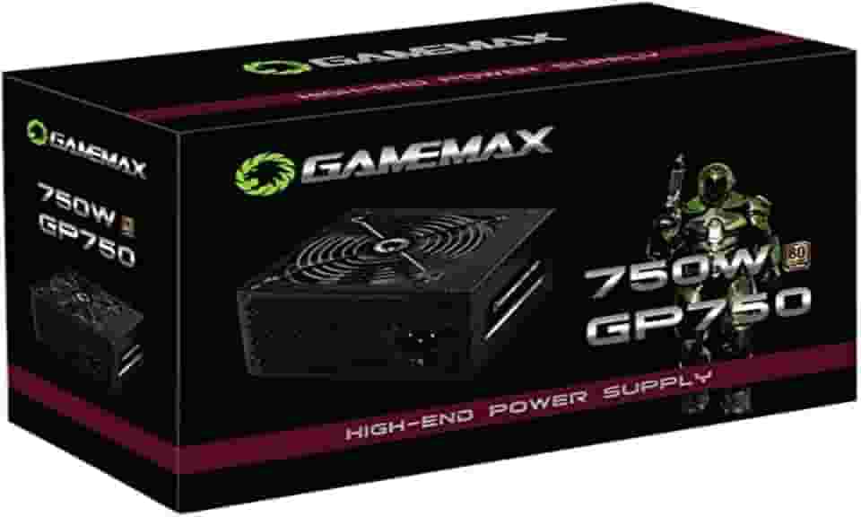 Fonte Gamemax Gp750 750w 80 Plus Bronze Pfc Ativo Preta