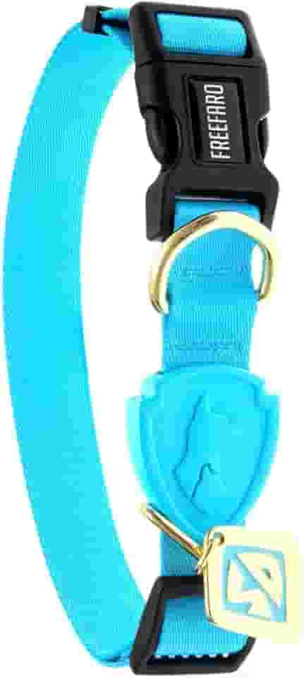 FreeFaro - Coleira Scooby Sd c/Tag - G | Ajustável, Poliéster Resistente, Fecho Seguro com 4 Pontos, Tecnologia inTransfer para Cores Vivas – Diversos Tamanhos