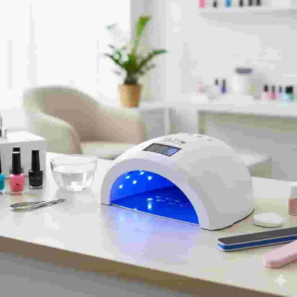 Cabine Sun 1S LED UV 48W Bivolt Profissional para Unhas em Gel e Acrílico