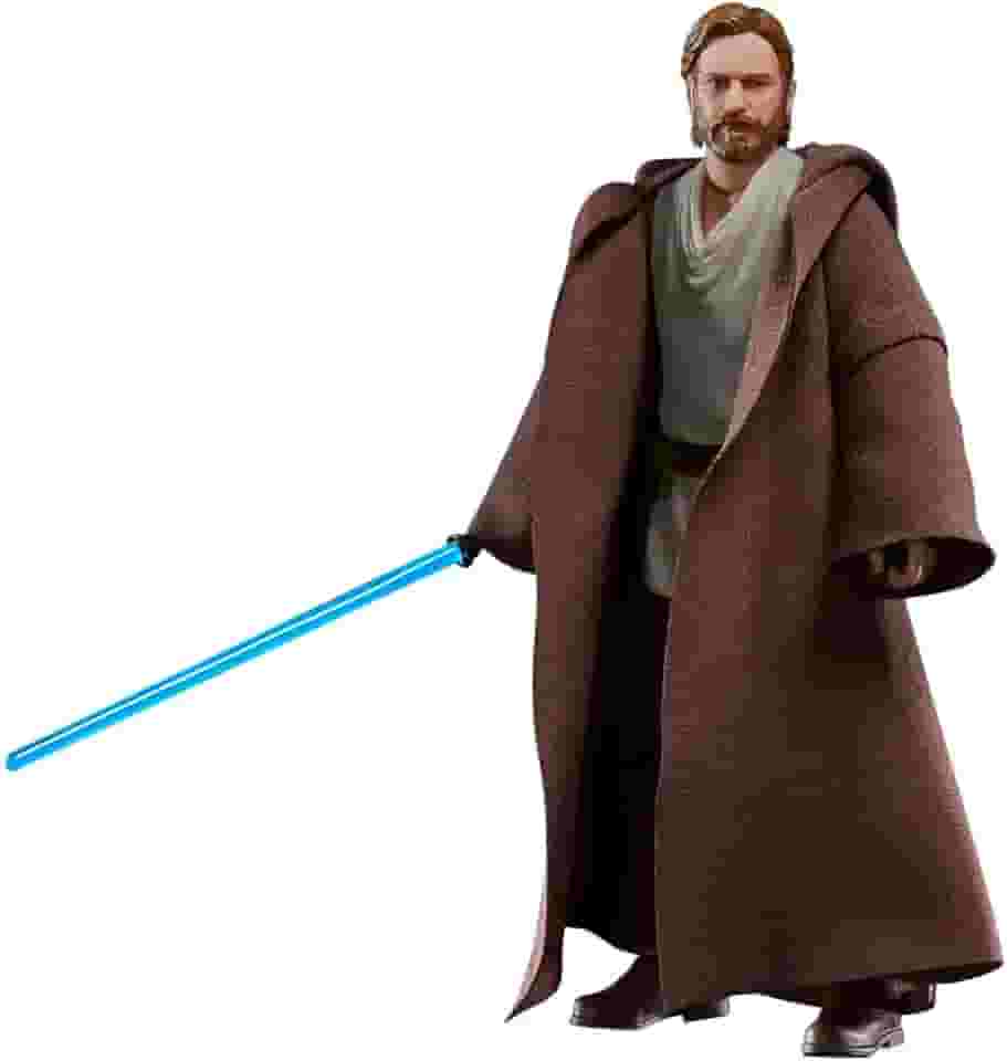 STAR WARS Boneco The Black Series, Figura 15 cm - Obi-Wan Kenobi (Wandering Jedi) - F4358 - Hasbro, Marrom