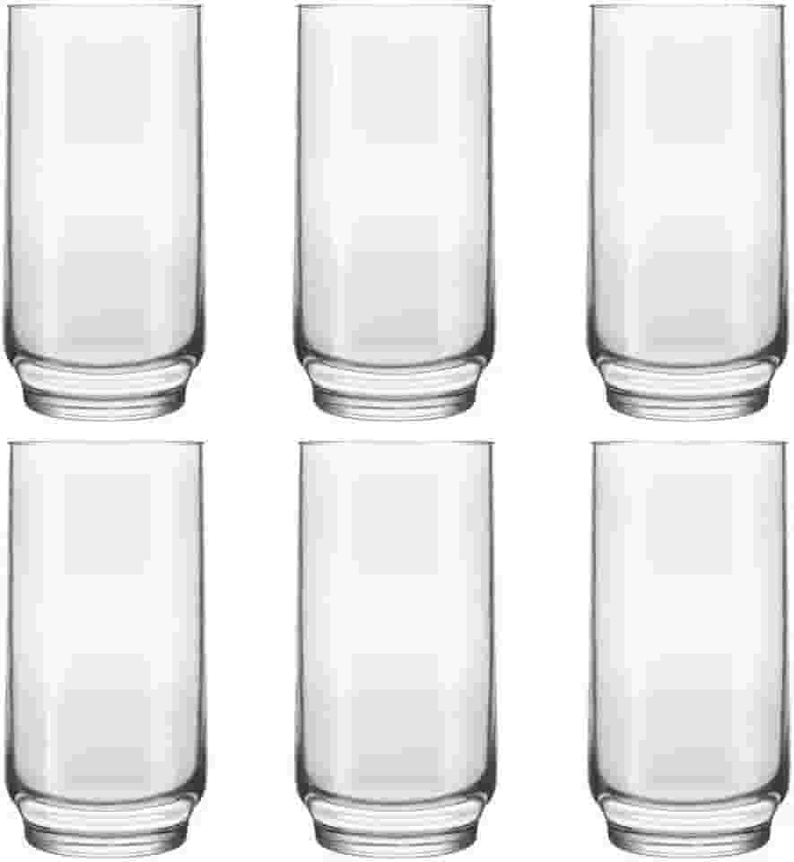 Jogo Copos Lights Long Drink 410ml 6 Peças Nadir