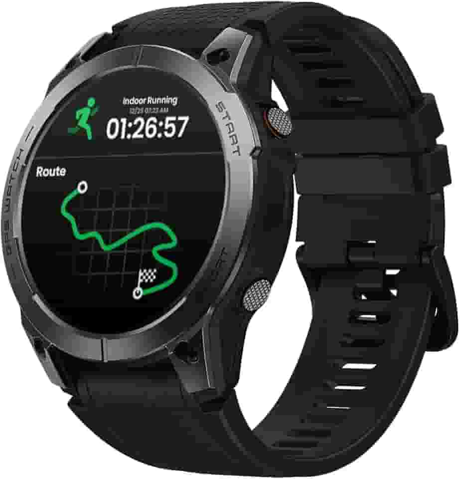 Smart Watch Zeblaze Stratos 3 Pro, exibição HD de 1,43 'AMOLED, Round Sports Watch For Men Mulheres Fitness, Waterspers Imperme/Resposta Ligue para Smart Watches