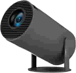 YODHE Mini Projetor Hy300 Pro Portátil 5G Wi-Fi Bluetooth 5.0 Android 11 LED 4K (Cinza Escuro) - HY300 Projetor