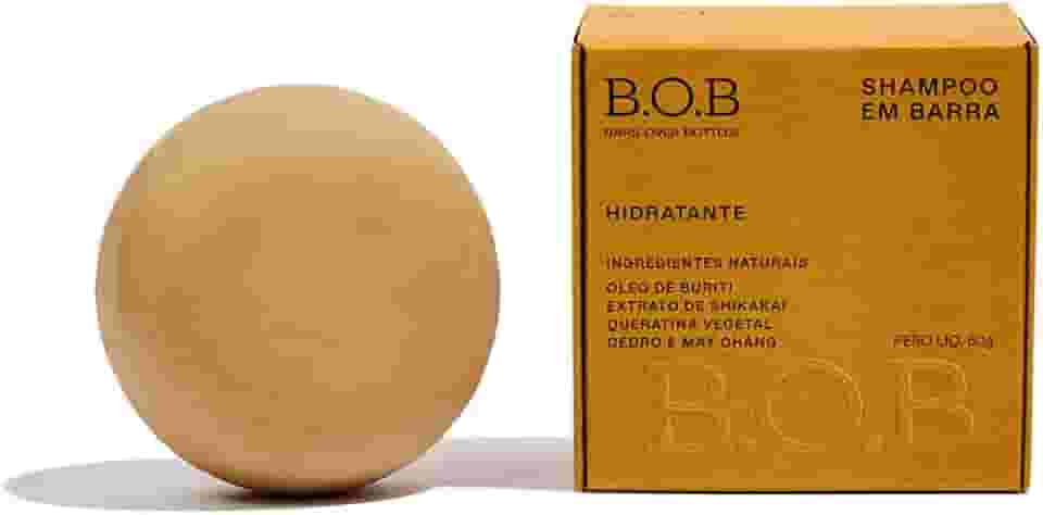 B.O.B Shampoo em Barra Hidratante, 80G