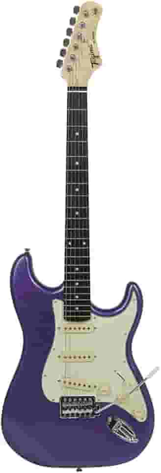 Guitarra elétrica TAGIMA - TG 500 MPP DF MG, Metallic Purple Dark Fingerboard Mint Green