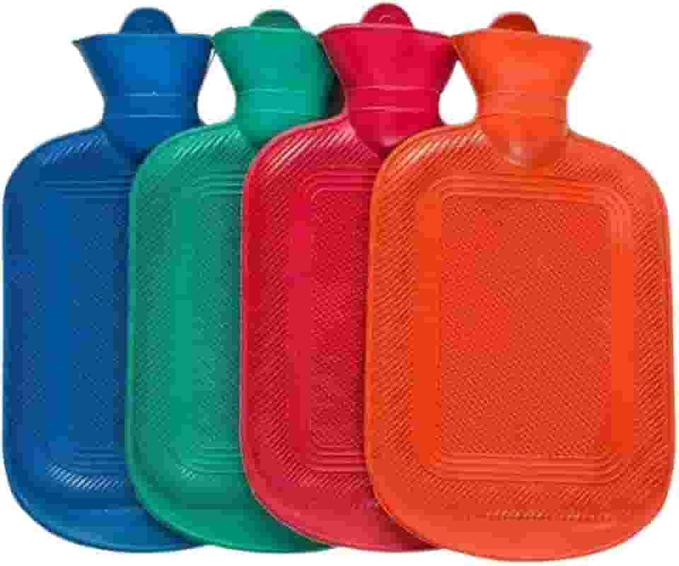 Bolsa Térmica 2 Litros para Compressa de Borracha Água Quente e Fria Dor Muscular Cólica Lesão Termoterapia Masculina Feminina Uso Corporal Multiuso Reutilizável - NRSHOP