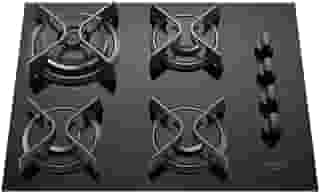 Cooktop 4 Bocas a Gás Dako Supreme com Queimador Tripla Chama e Mesa de Vidro Temperado Preto Bivolt