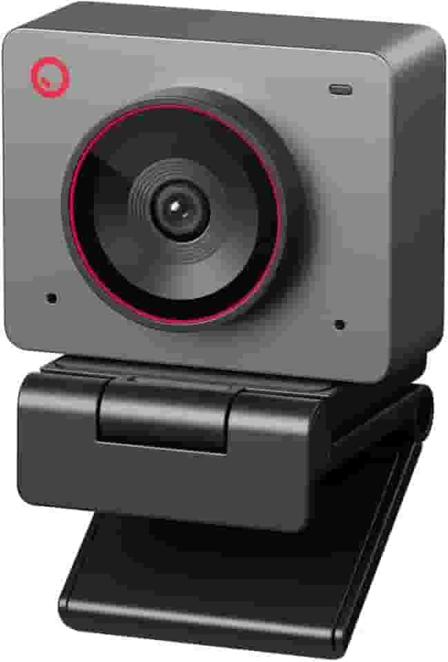 OBSBOT Meet 2 Webcam 4K Ultra HD com IA, Auto Enquadramento Inteligente, Controle por Gestos, Dual Microfone, Plug and Play para Streaming, Videochamadas no Zoom, Teams, Skype, Ideal para Home Office