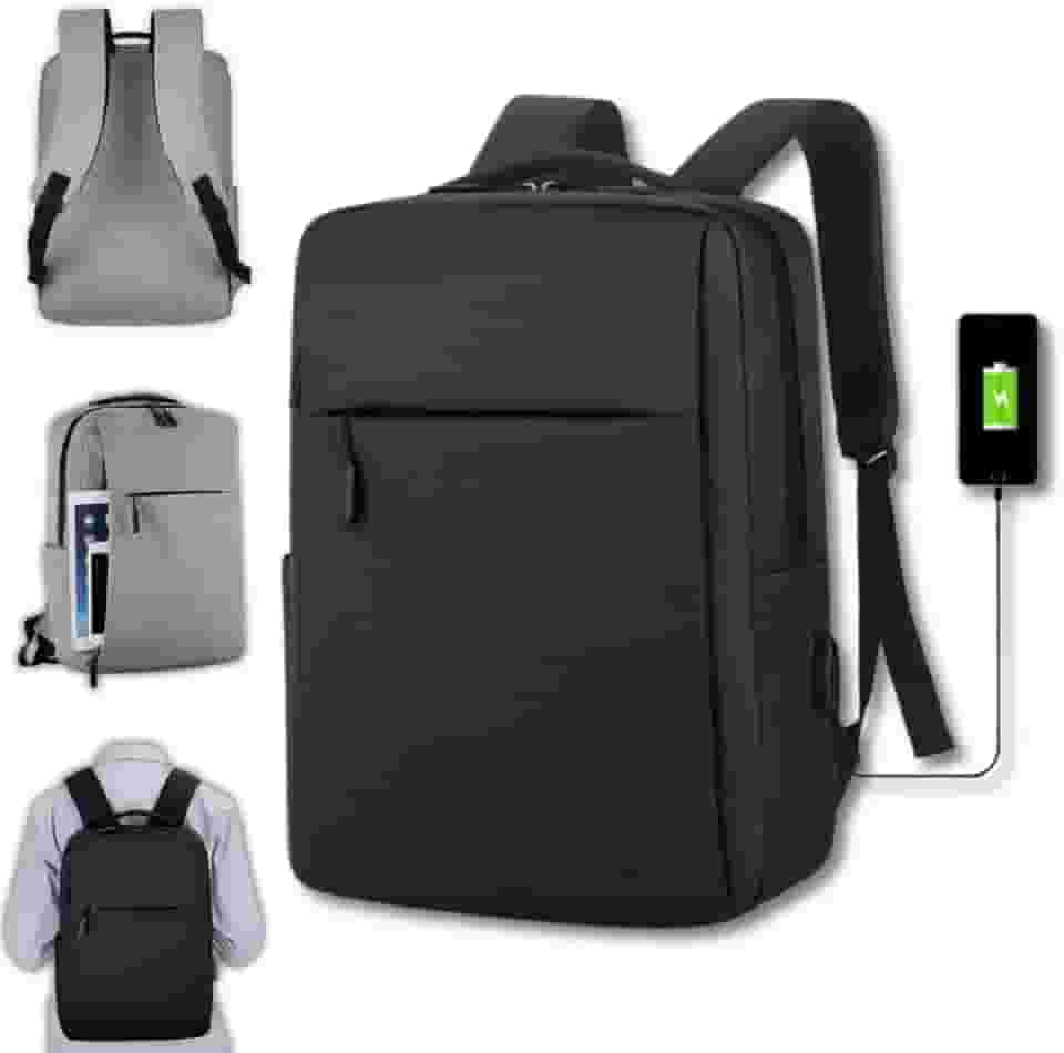 Mochila Executiva Notebook Slim Faculdade Trabalho Viagem Passeio Reforçada com Porta USB 15,6'' | Marca Izal®