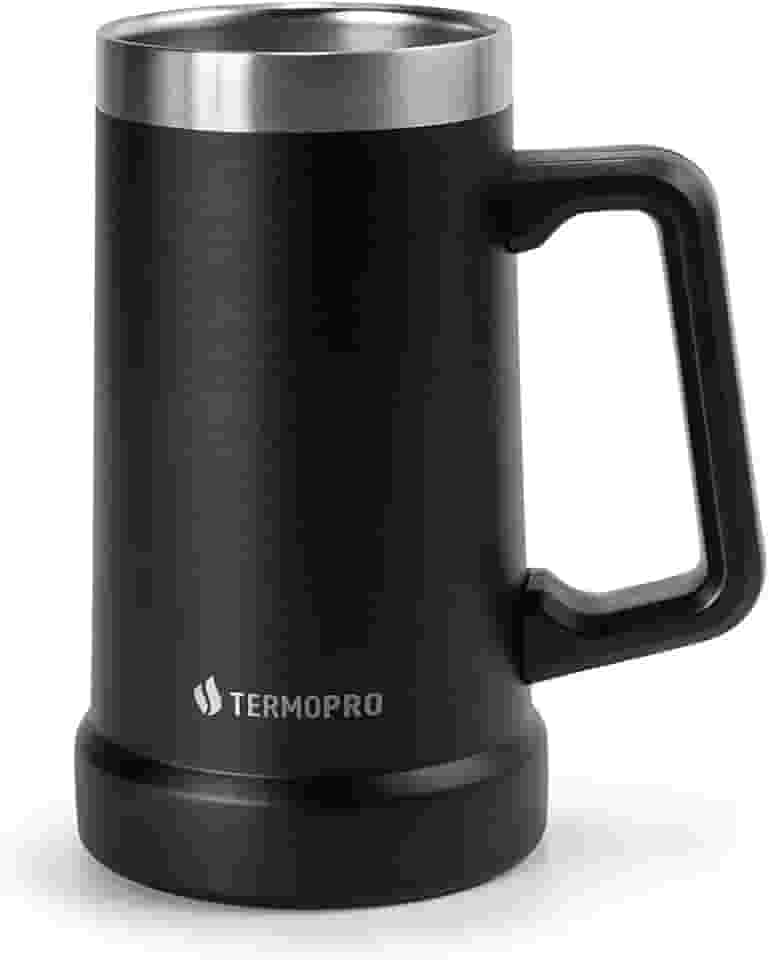 TERMOPRO Caneca Térmica para Cerveja 709ml Preto