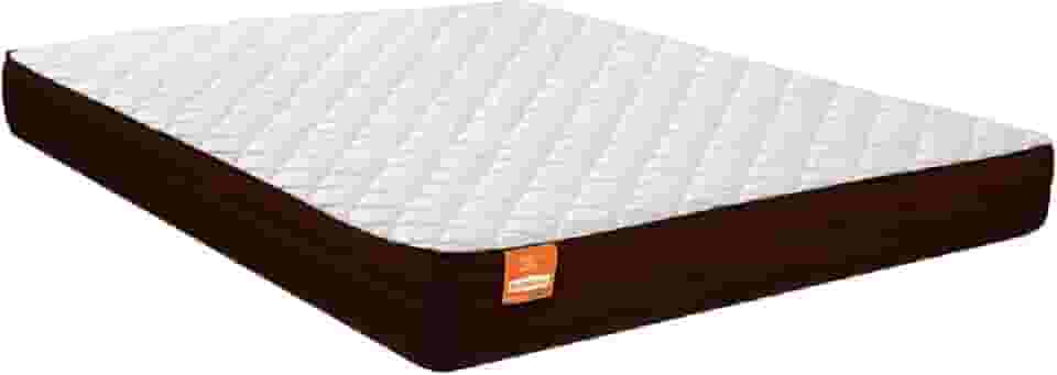 Colchão Molas Qatar Marrom/Branco - Suporta até 200kg Por Pessoa (Casal)