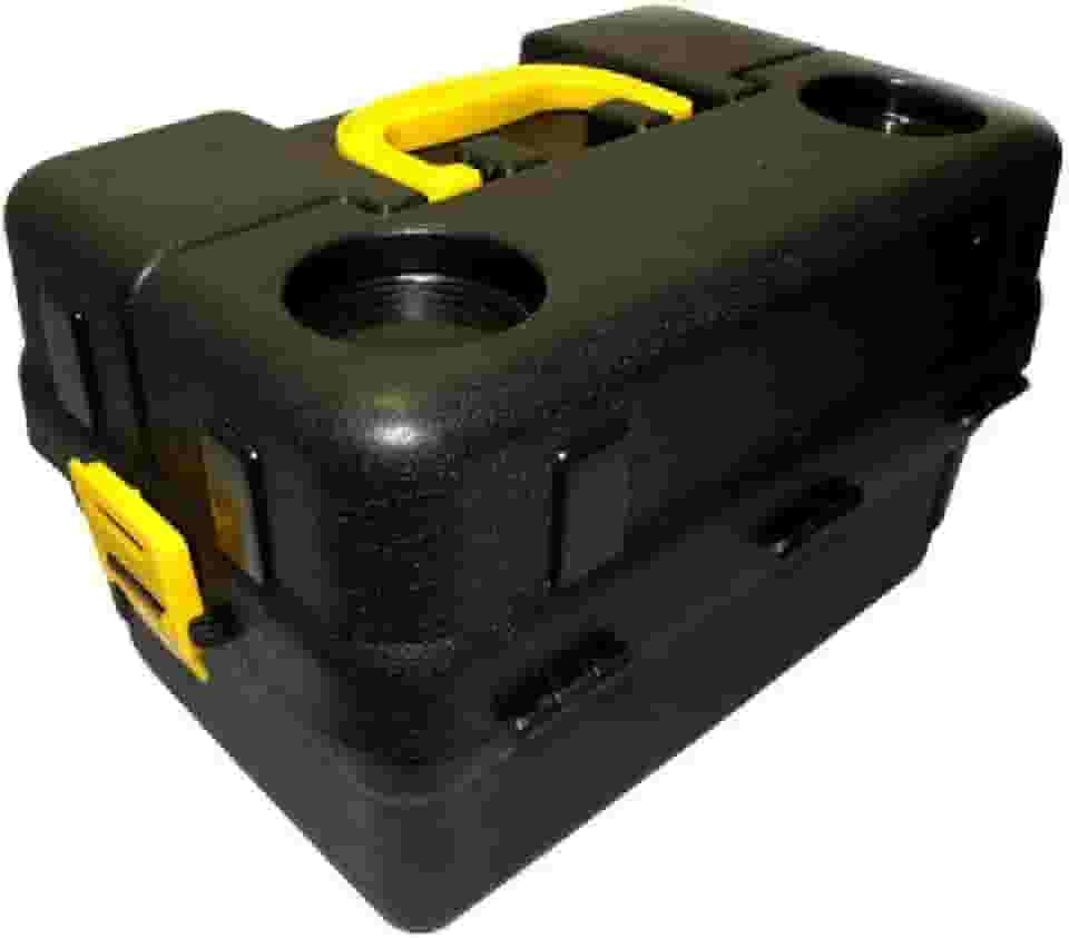 Caixa Pesca 6 Bandejas Articuladas Hi 6bj Completa + Enrolador+Porta carretel