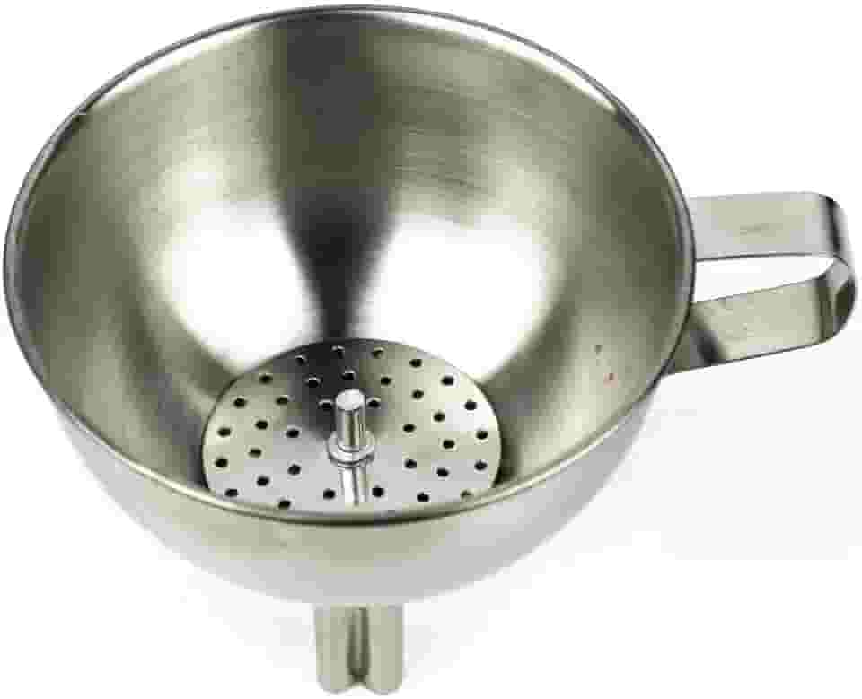 Funil com Peneira Inox 11cm